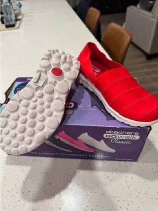 Skechers Shoes - Skechers Go Walk lightweight Red shoes size 5.5 Brand New